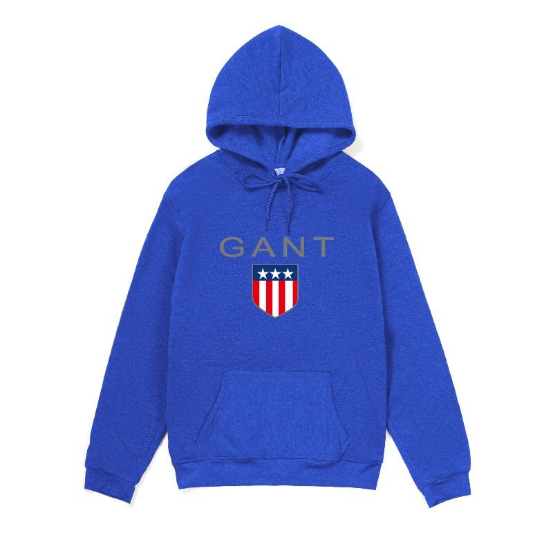 Jesień Zima Nowy Wzór 2D Nadruk z Literami Modna Casualowa Bluza z Kapturem Wygodna Ciepła Męska Odzież Sportowa