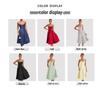 European American Women's Spring/Summer 2026 Sexy Spaghetti Strap Open-Back Slimming Dress