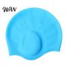 Silicone Swim Cap Adults Swimming Cap, Waterproof Non-slip Elastic Pool Hat, Men Tear Resistant Women Ear Protection Bathing for Short Long