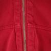 Lacoste Langarm Sweat Zip-Hoodie 3 Rote Serie Herren Gebraucht
