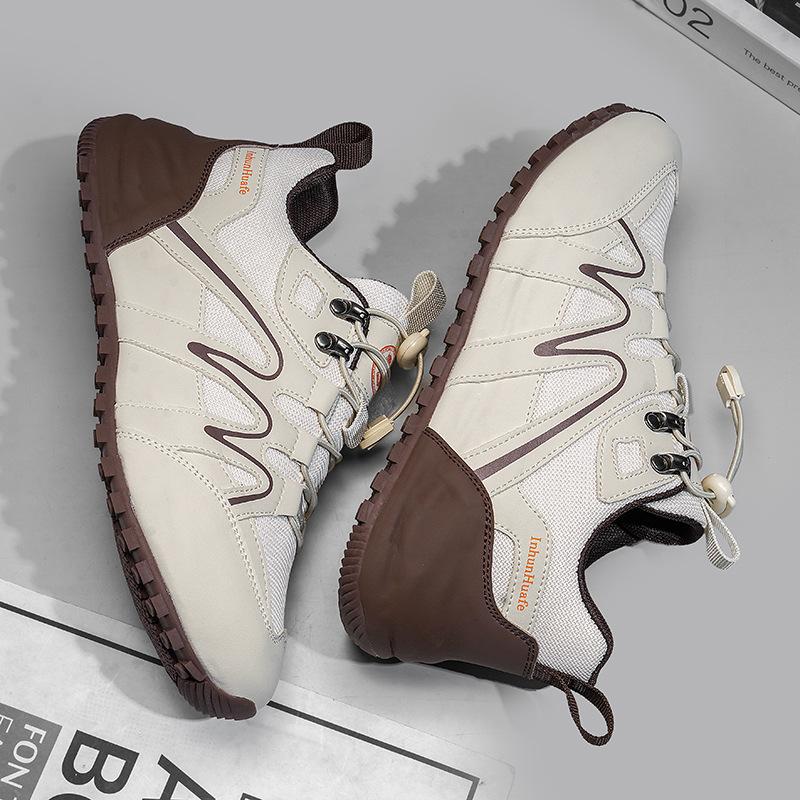 Sneakers 2025 summer new mesh breathable thin creek walking shoes lightweight soft sole non-slip mountaineering shoes