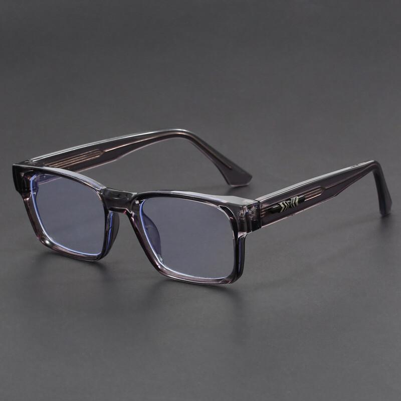 

Anti Blue Light Square Women s Reading Glasses Thick frame Presbyopic Glasses For Men Large Adult Magnifying Glasses +0.5 +6 Original Lenses 0 очистить серый