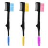 Faltbarer doppelseitiger Augenbrauenpinsel Wimpernbürste Kamm für Augen Make-up Mascara-Stäbe Applikator Tragbares Schönheitskosmetikwerkzeug