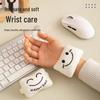 Cute Expression Wrist Pad - Anti-Wear Hand Rest Pillow for Office