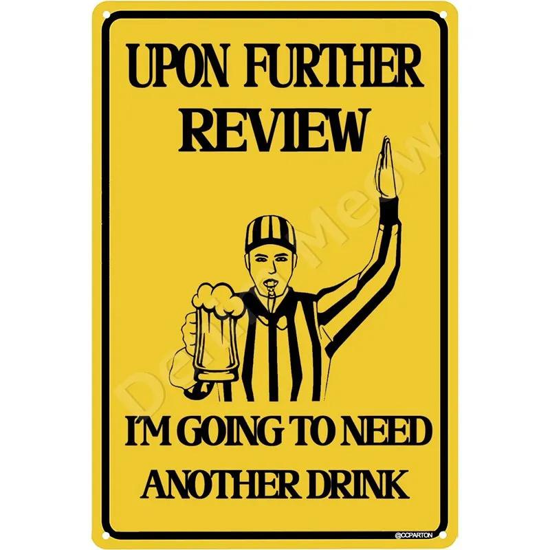 Hisun Tin Sign HD Tin Sign Vintage Beer Humor Wall Decor  Retro Funny Bar  Man Cave Metal Poster for Pub Kitchen Garage