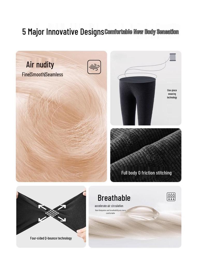 2025 New Plus Size Fleece Lined Maternity Tights - Comfortable Abdomen Support for Autumn/Winter