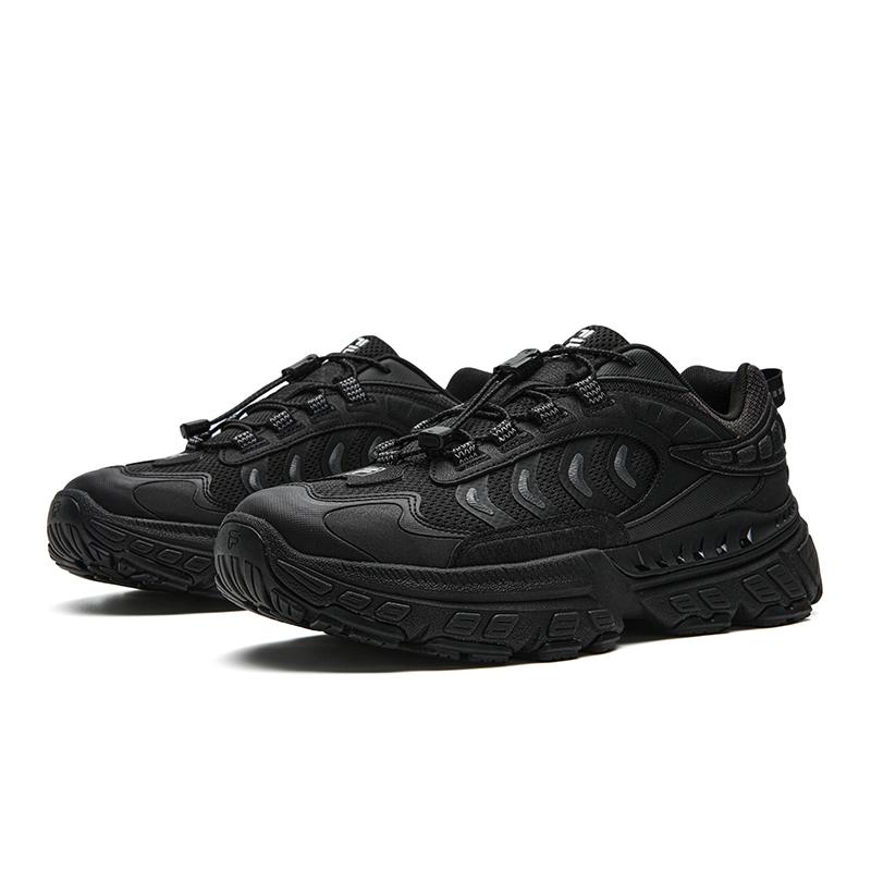 Men's Sneakers FILA ABIES Lightweight Height-Increasing Low-top Chunky Sneakers Men's Black