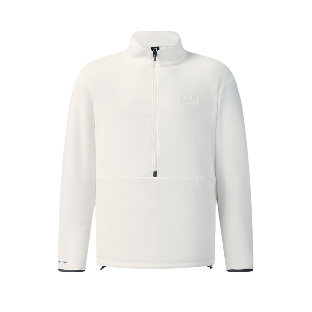 

Fila Polartec Серия Urban Explore Однотонный Пуловер с Воротником-стойкой Толстовка с Длинным Рукавом Мужская толстовка A11M548210F-WT M