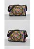 Ethnic Double-Sided Embroidered Floral Handbag - Women's Casual Canvas Shoulder & Crossbody Bag