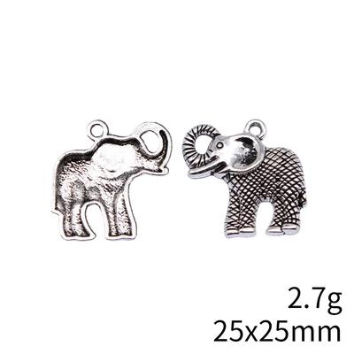 Christmas Decorations Charm Italian Bracelet Small Elephant Charms Pendant Souvenir Pendants For Jewelry Crafting