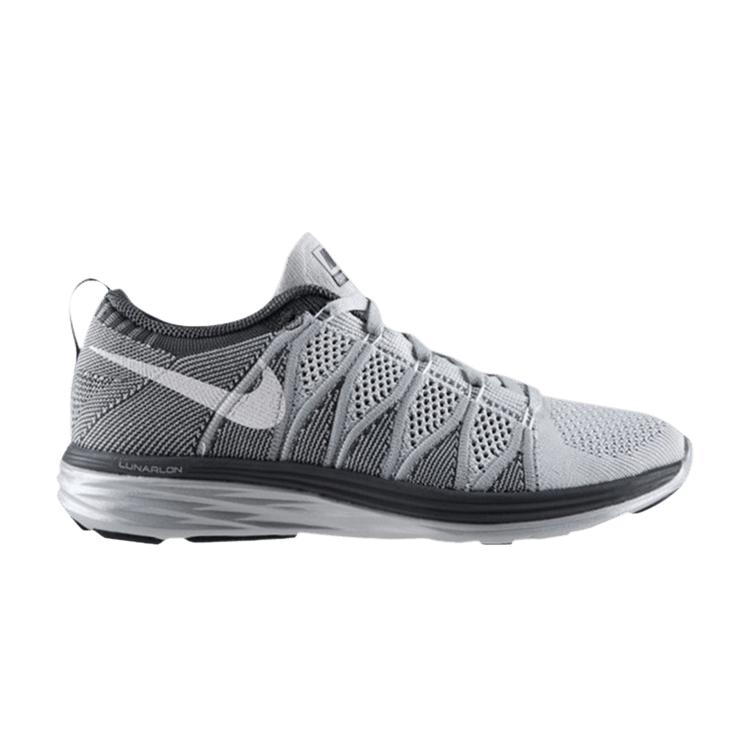 

Nike Flyknit Lunar 2 Pure Platinum Wolf Grey Women Sneakers White 620658-011 35.5