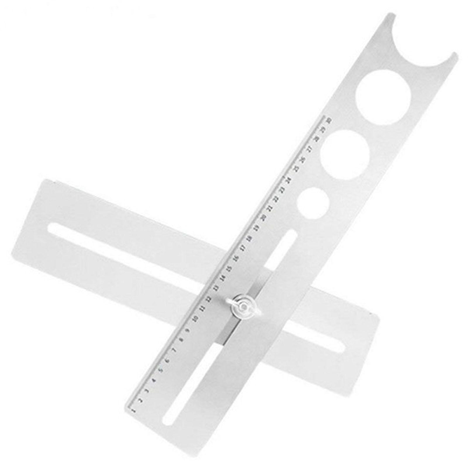 

Локатор отверстий для плитки 400 мм, точный измерительный портативный универсальный инструмент для пробивания отверстий в мраморе из нержавеющей стали