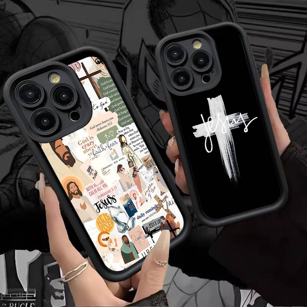 Verse Of The Christian Bible Jesus Phone Case For IPhone 17 16 15 14 13 12 11 Pro Max Anti Drop Soft Cover