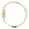 Fieldwork Bangle Watch with Japanese Shell Metal Women's One-Touch Attachment, Movement, Dial, Bangle, Silver, Pilar, GY086-1
