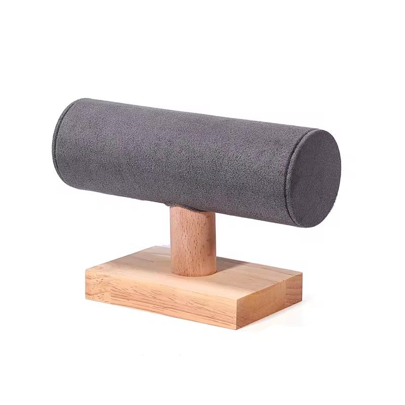 Wooden Vintage T-shaped Jewelry Storage Rack Bracelet Display Storage Rack Watch Bracelet Chain Bracelet Jewelry Display Props