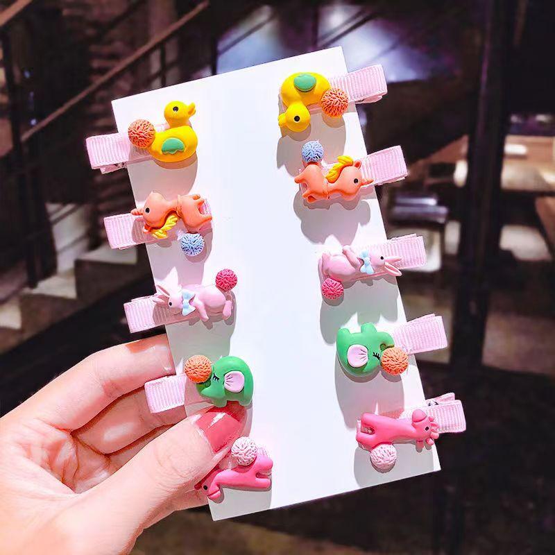 

10 шт./компл., новые милые заколки для волос с единорогом для девочек, красочная заколка с милым единорогом, детская заколка, аксессуары для волос для девочек 18 разноцветный