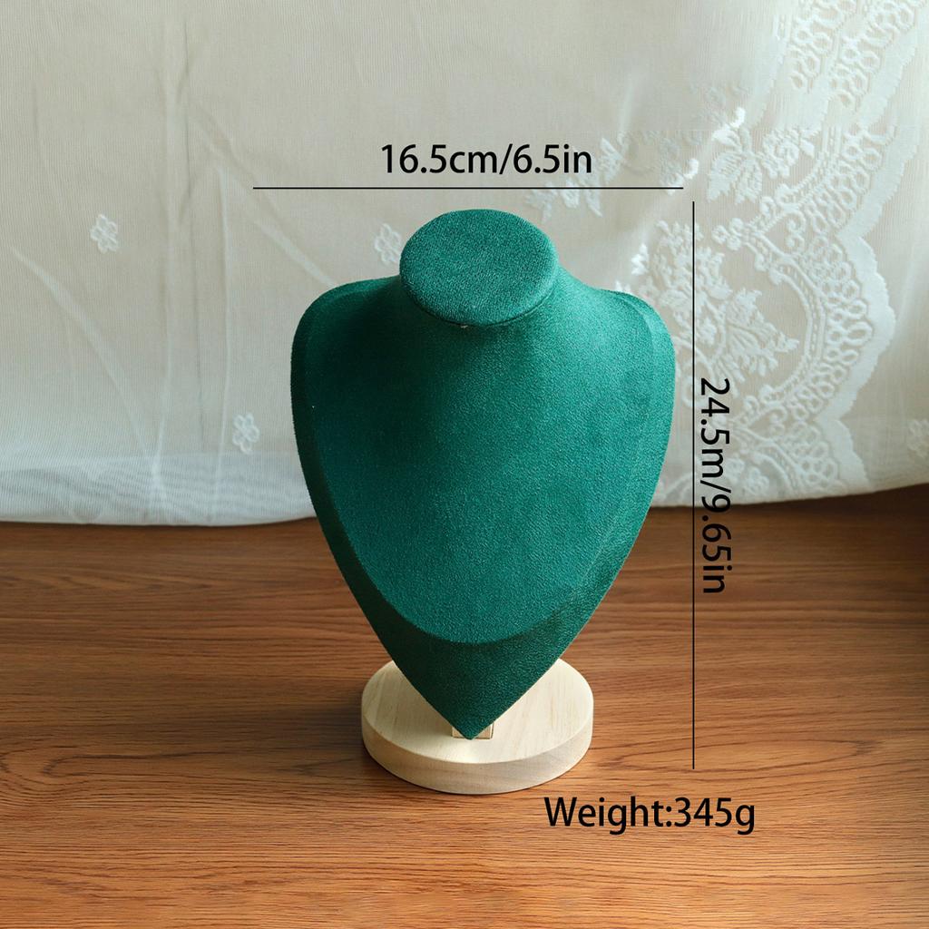 New High Quality Model Bust Show Exhibitor Velvet Jewelry Display Necklace Pendants Mannequin Jewelry Stand Organizer