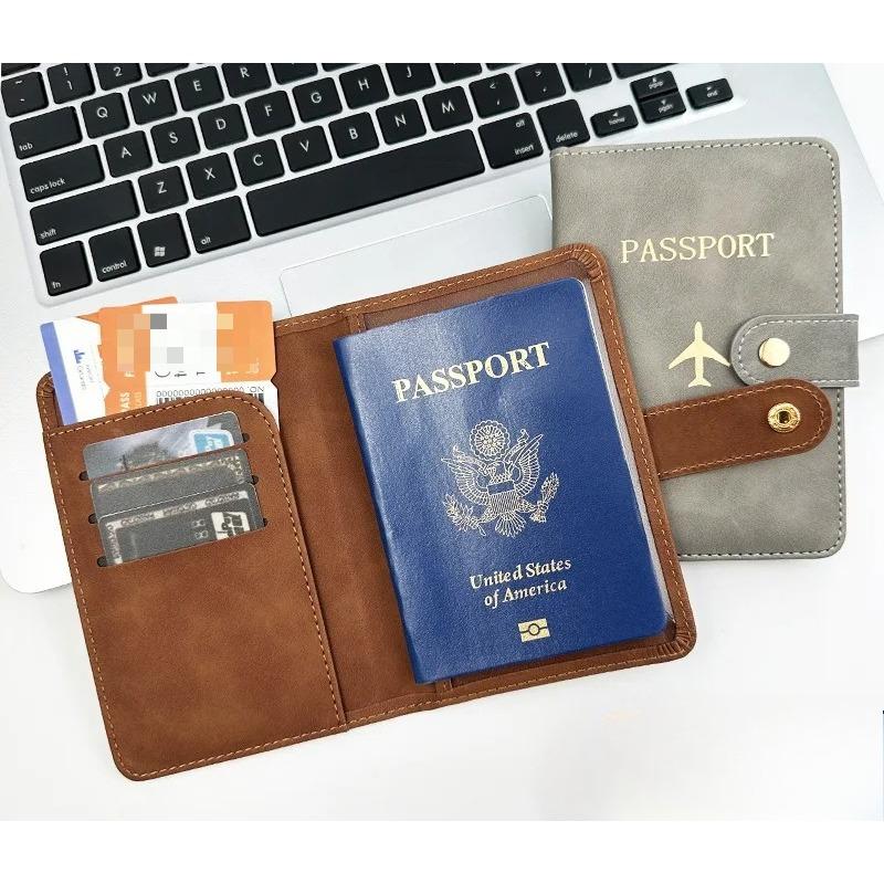 Airplane Hasp Passport Clip Multi Card Slots Passport Cover Id Card Holder Credit Card Holder Passport Holder Travel Accessories