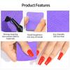 200pcs/1box Lint-free Nail Polish Remover Cotton Wipes UV Glue Tip Remover Cleaning Paper Pad Nail Polish Art Cleaning Nail Tools