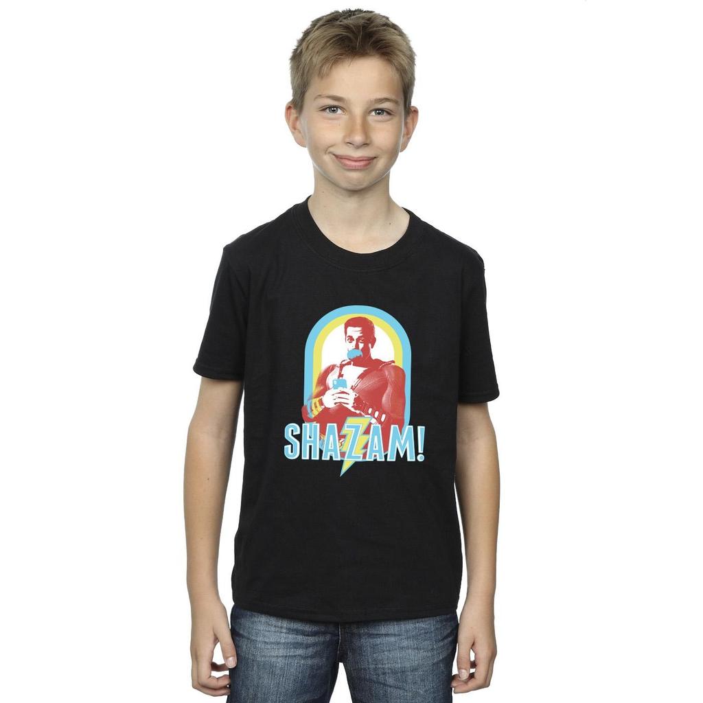 DC Comics Boys Shazam Buble Gum Frame T-Shirt