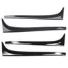 Carbon Fiber Black Rear Window Side Spoiler Wing For VW GOLF 7 MK7 GTD R 2014-2018 Car-styling Auto