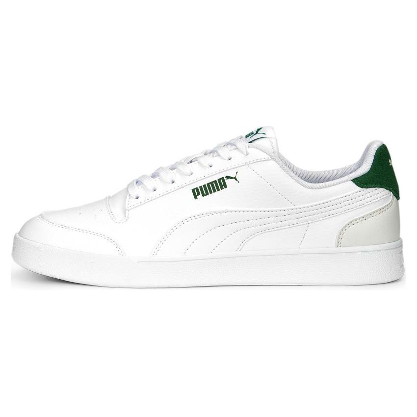 

Puma Shuffle Амортизирующие Прочные Низкие Кеды для Скейтбординга Унисекс Кроссовки Белые Зеленые 309668-25 36