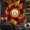 Arazzo da Appendere a Parete Tessuto Stampato Galatasaray FC per Soggiorno Camera da Letto Decorazione Casa