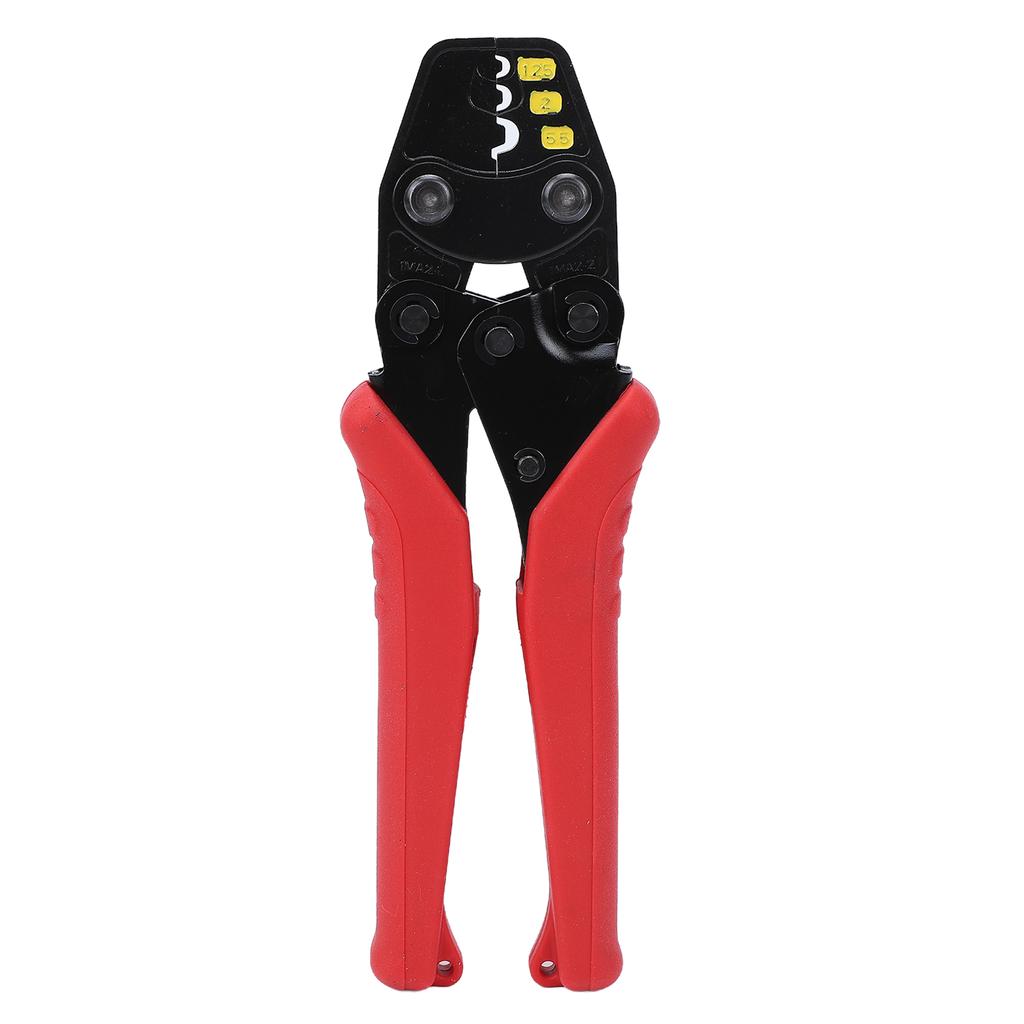 Ratchet Crimping Tool Alloy Steel Wire Terminal Crimper with Comfortable PC Handle for Non Insulated Terminals 1.25mm²