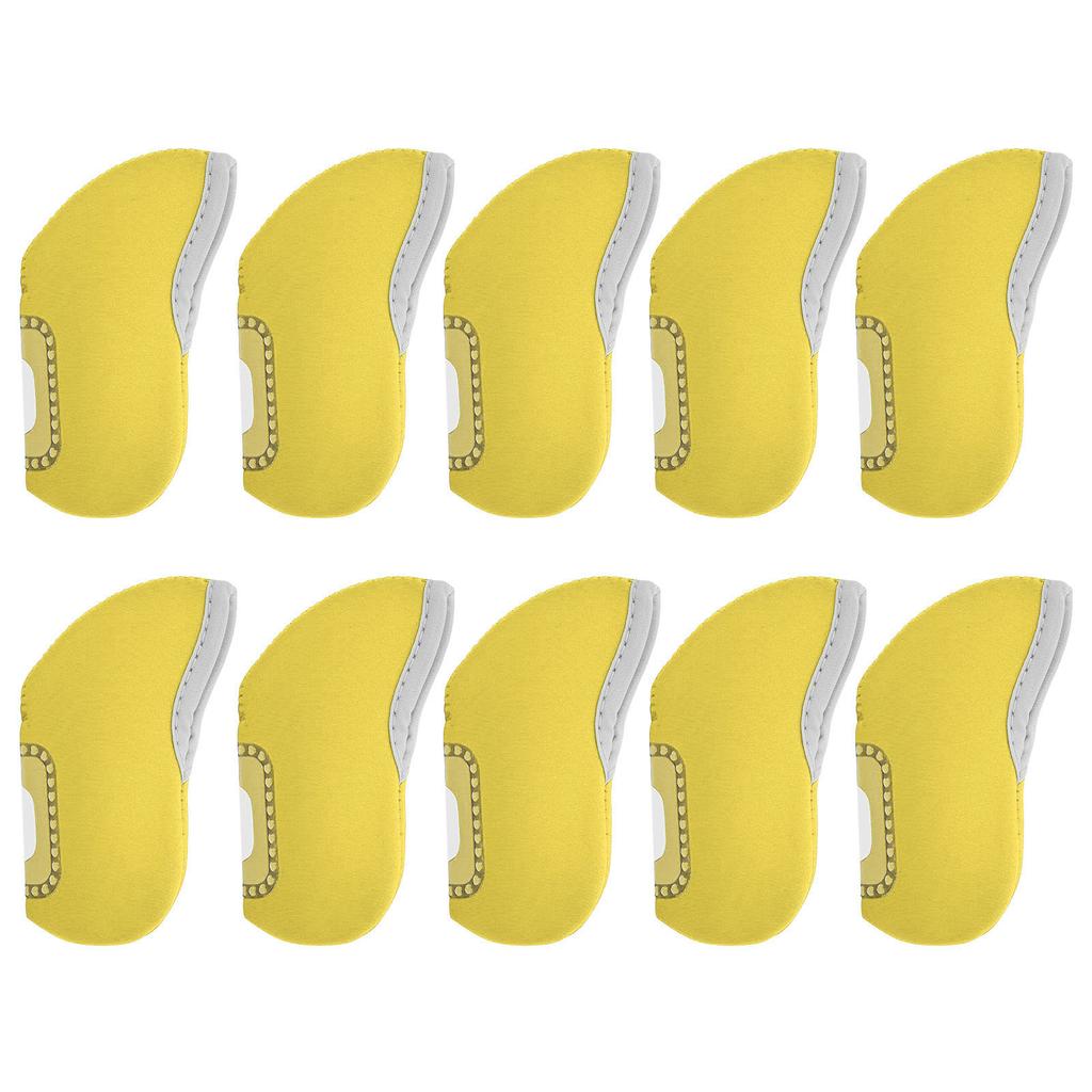 10Pcs Golf Putter Head Cover Iron Club See Through Window Covers Putter Protector