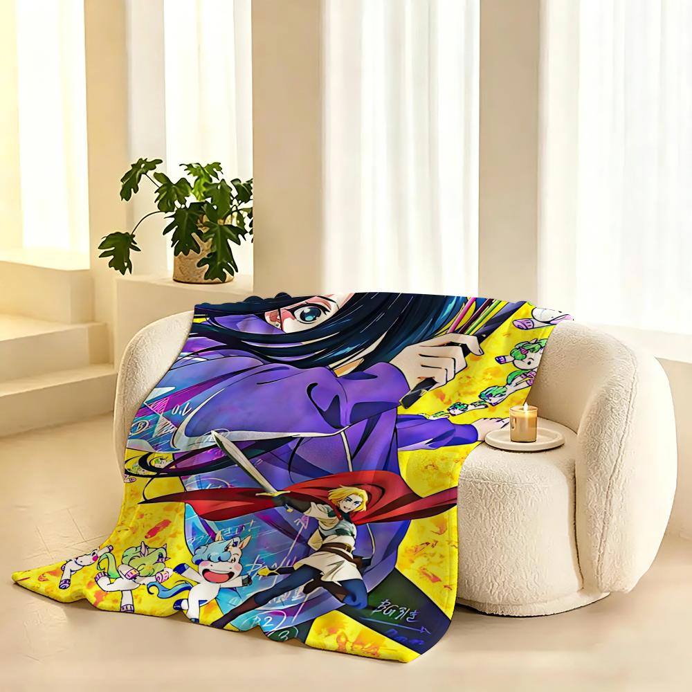 Zenshu Anime Throw 240g Flannel Blanket, Suitable for Sofas, Beds, Offices, Exquisite Gift Blankets