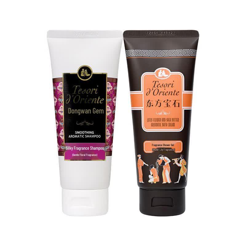 Oriental Treasure Silky Fragrance Shampoo & Water Lily Shower Gel Set