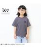 Lee Official Short Sleeve Bulldog Print for Size 130 T-Shirt Kids, LK0808-276, Charcoal,