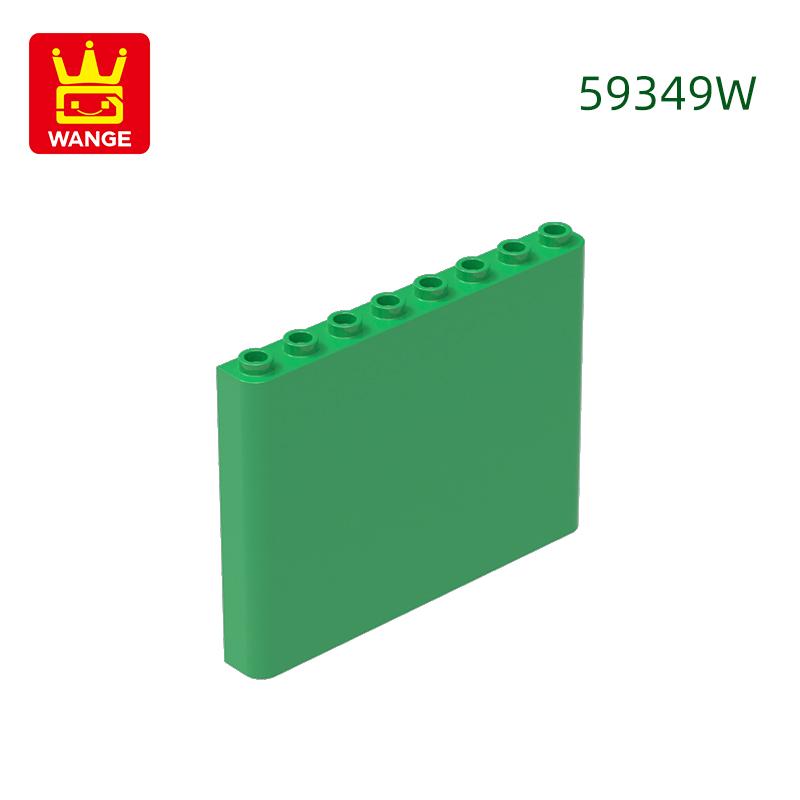 17Pcs/lot 59349 1x6x5 Houses Wall Construction Blocks MOC Accessories Works With Featuring Bricks Children Playthings Present Bo