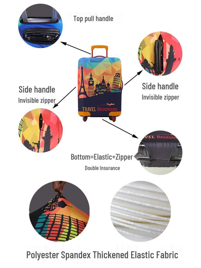 Thick Elastic Dustproof Luggage Protector