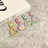 1pcs Tulip Hanging Keychain INS Korean Flower Keychain Spring Tulip Earphone Hanging Student Keychain Pendant