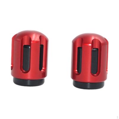 2 Pieces Tire Valve Stem Caps Motorcycle Accessories Professional Repair Parts Spare Aluminum