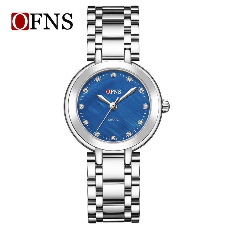 Women's Elegant Watches Fashion Light Luxury Original Wristwatch Stainless Steel Waterproof Quartz Ladies Watches