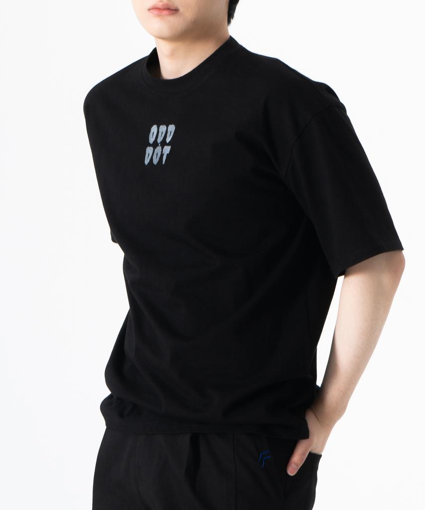 ODD DOT Big Logo T-Shirt_Black