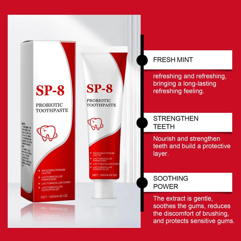 Oralhoe Mátová čisticí zubní pasta jemně čistí zuby od skvrn a žloutnutí, čistí a pečuje a zanechává dlouhotrvající svěží vůni.