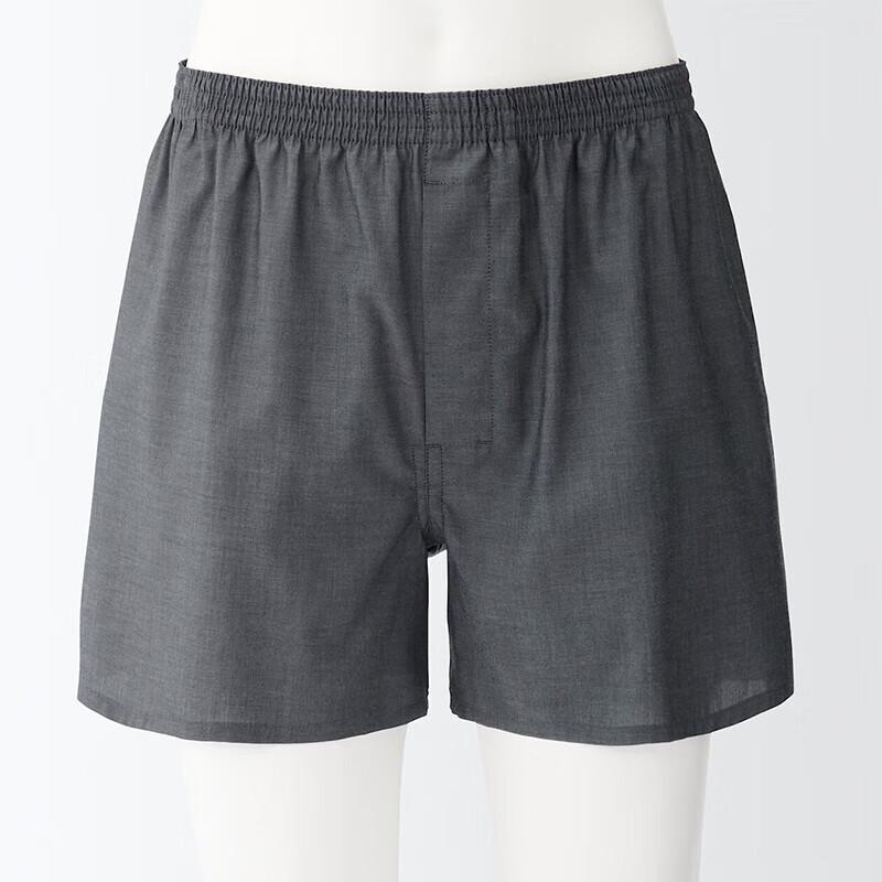 MUJI Men's Lyocell Front Opening Boxer Briefs