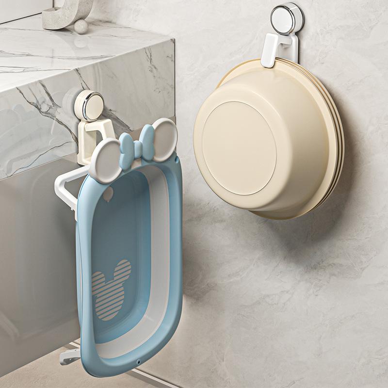 Suction Cup Basin Rack HookNo-drilling Kitchen Wall-mounted Cutting Board Basket Storage Rack