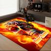 1PC Custom Name Sugar Skull Artwork Theme Floor Mat Ideal for Living Room, Game Rooms, Office, Bedroom, Floor Mat Playful Design