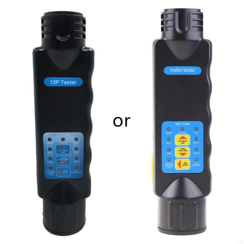 

2025 Новый 12V 13-контактный Автомобильный Грузовой Прицеп Световой Электропроводка Схема Штекер Розетка Линия Сопротивления Тестер Проверка Детектор Осмотра синий