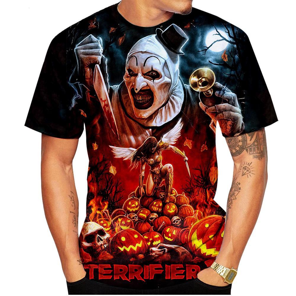 Hot Sale Classic Movie Terrifier Print  Fashion Casual American  Movie Poster Design  Adults Surf