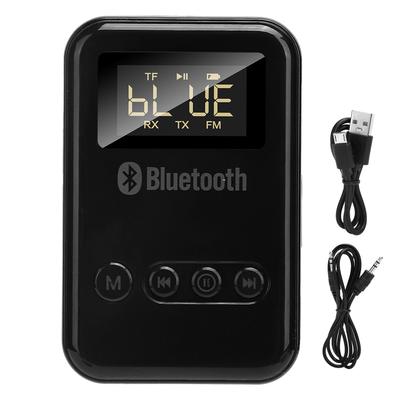2-in-1 Bluetooth 5.0 Sender Empfänger Drahtloser o Adapter Auto FM Digitalanzeige