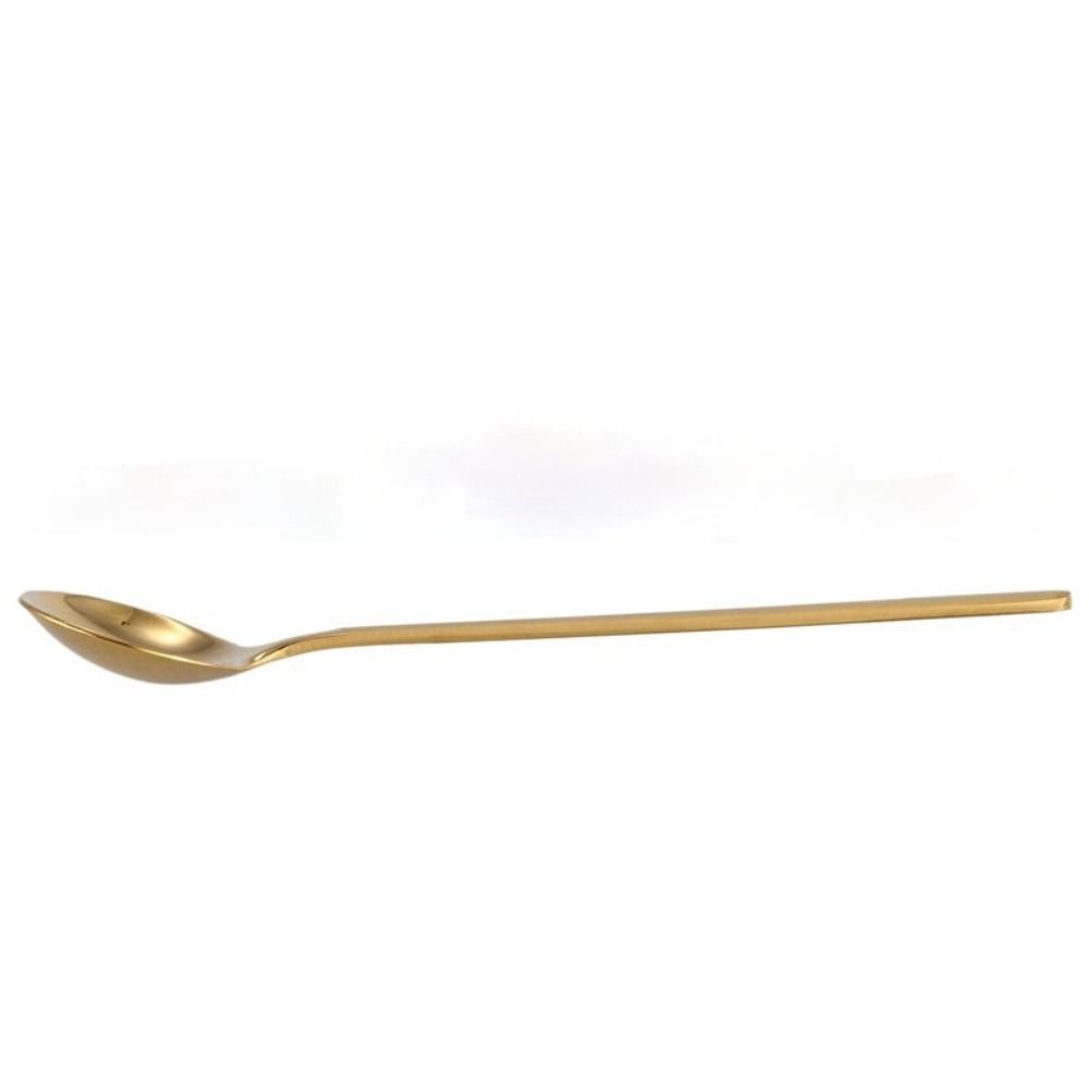 Gold Small Ice Cream Sugar Soup Tableware Dessert Spoon Stirring Spoon Coffee Spoon Teaspoon