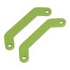 2Pcs Aluminum Alloy Front Rear Bulkhead Tie Bar for Traxxas 110 MAXX 2.0 RC Car Parts Green
