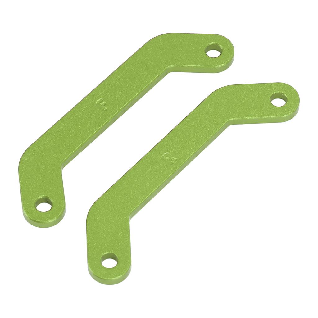 2Pcs Aluminum Alloy Front Rear Bulkhead Tie Bar for Traxxas 110 MAXX 2.0 RC Car Parts Green