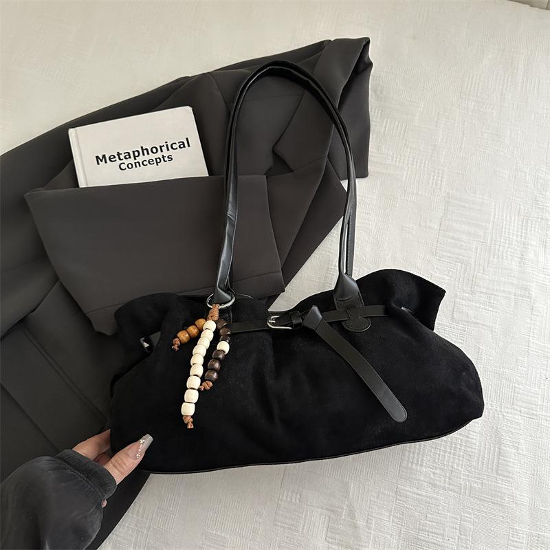 Retro Nische Handtasche Herbst neu große Kapazität Pendeln einfach Schulter Unterarmtasche Tragetasche