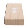Wooden Digital Alarm Clock with Wireless Charging 3 Level Dimmer Wood LED Digital Clock